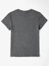 'Pray All Day' Short Sleeve Print T-Shirt - Celes Fashion
